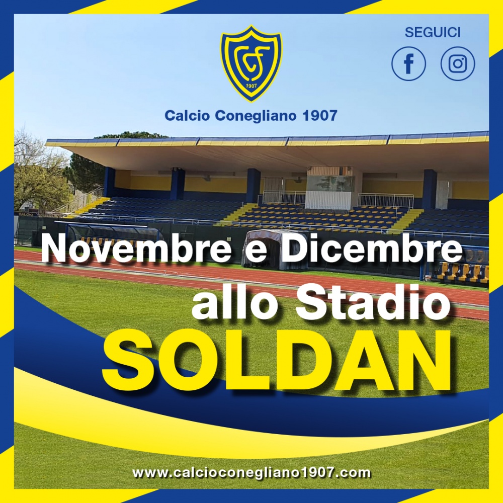 GLI INCONTRI DI NOVEMBRE E DICEMBRE ALLO STADIO SOLDAN